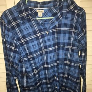 LL Bean flannel